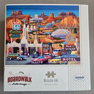 Boardwalk Puzzle Company Iconic Places Route 66 1000pc Andy C Ellis 2024